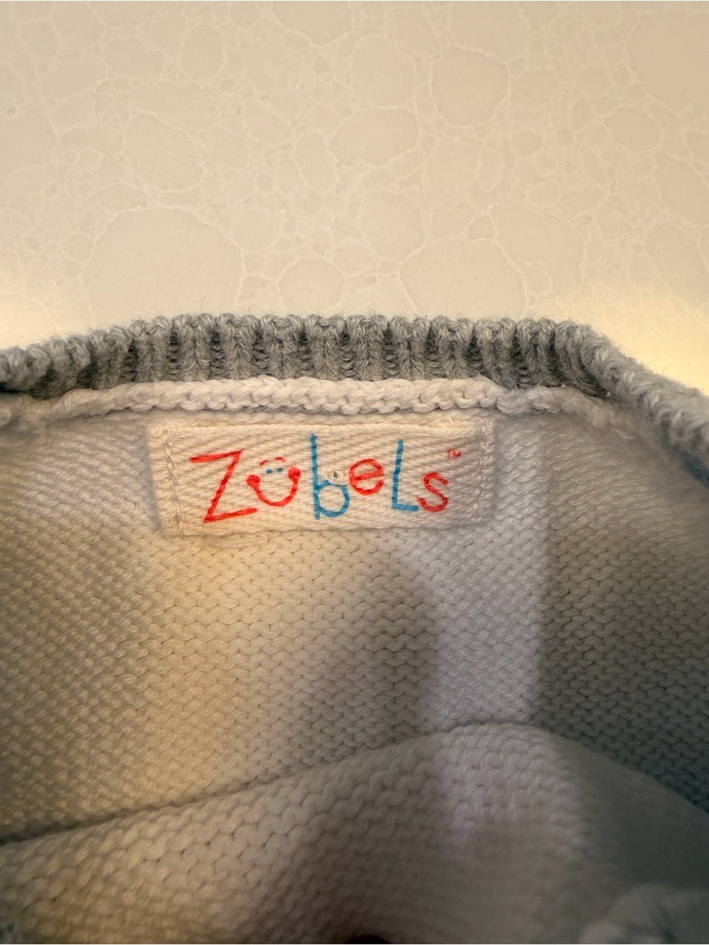 Zubels Baby Animal Knit Sweater - Cream & Light Blue! EUC! 18 month - Picture 2 of 5